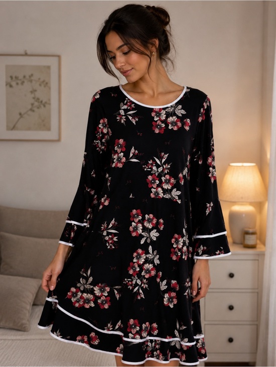Alfani Dresses & Skirts - Alfani Floral Fit and flare tiered dress